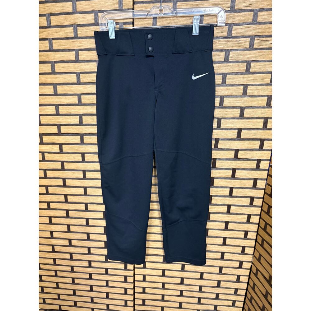 Nike Women's Black Softball Pants with Swoosh